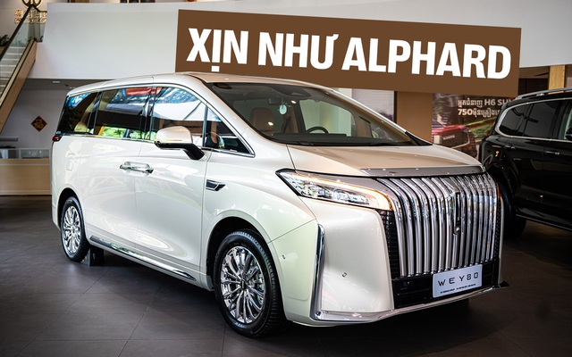 Xe như Toyota Alphard này dễ về Việt Nam đầu 2025: Nội thất kiểu 'chủ tịch', mạnh 480hp, hết xăng vẫn chạy được 140km