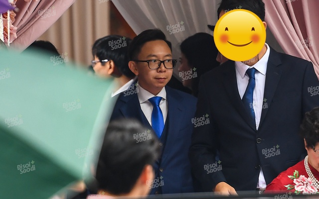 Anh chồng kín tiếng của Á hậu Phương Nhi xuất hiện trong đám hỏi, phong thái đúng chất “cậu cả” của tỷ phú giàu nhất Việt Nam