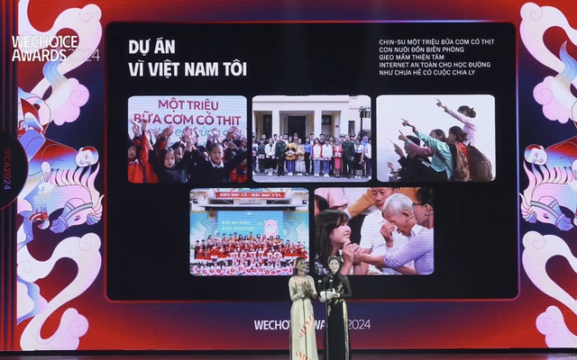 WeChoice Awards 2024 công bố 3 dự án chiến thắng hạng mục Dự án vì Việt Nam