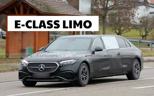 Lộ ảnh Mercedes-Benz E-Class limo: 6 cửa, thân xe dài hơn cả S-Class nhưng vẫn giữ động cơ cũ