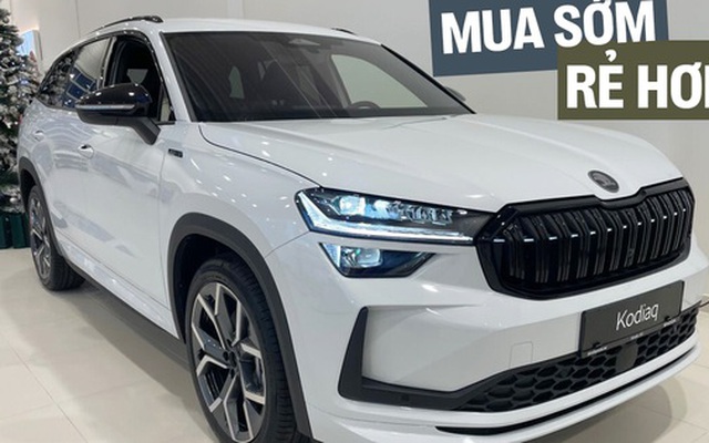 Skoda Kodiaq 2025 chốt bán tại Việt Nam: Mua trước Tết giảm giá lăn bánh, có bản thể thao, đều AWD, tăng sức đấu Santa Fe