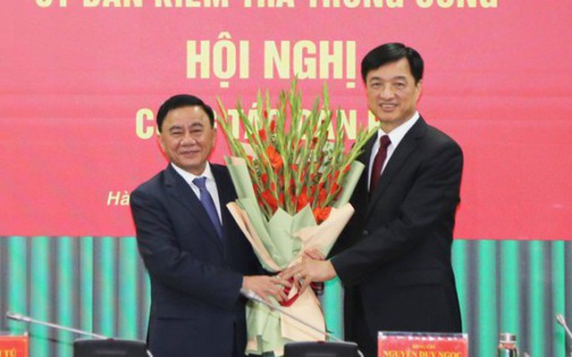 Ủy ban Kiểm tra Trung ương công bố các quyết định về nhân sự, bầu bổ sung 2 đồng chí Phó Chủ nhiệm