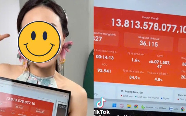 Sao nữ Vbiz flex doanh thu livestream khủng hơn 13 tỷ, netizen nghi ngờ đẩy số ảo