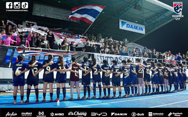 Thắng 17-0, tuyển Thái Lan gây ngỡ ngàng ở giải châu Á