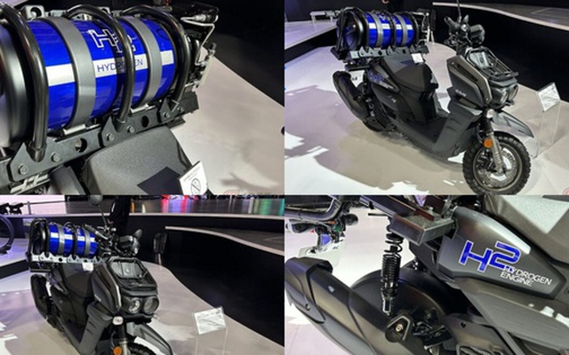 Yamaha bất ngờ trình làng mẫu xe máy chạy bằng hydro, dự án hợp tác giữa Yamaha và Toyota!