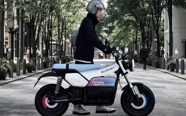 Suzuki chính thức ra mắt mẫu xe máy điện hoàn toàn mới, mang phong cách giống hệt 'Charly cúc cu'