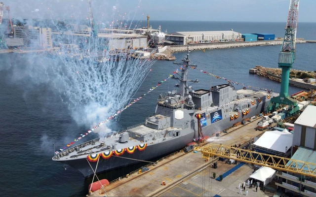 Hàn Quốc hạ thủy tàu chiến được đánh giá mạnh hơn tàu khu trục Mỹ