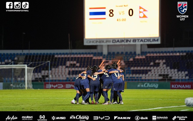 Đội tuyển ở Đông Nam Á ghi 33 bàn sau 2 trận, Thái Lan ghi 29 bàn vẫn “chào thua” ở giải châu Á