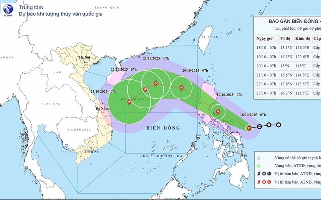 Bão số 12 sẽ gây mưa rất lớn trên đất liền nước ta nếu trường hợp này xảy ra