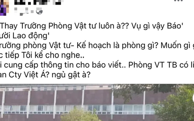 Vụ: “Ai cung cấp thông tin cho báo viết": Nữ cán bộ ở Cần Thơ đã gỡ bài đăng