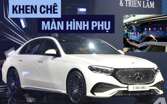 Mercedes-Benz E-Class thêm màn hình ghế phụ: Chuyên gia nói dễ mất tập trung, chủ xe khen vì phục vụ gia đình
