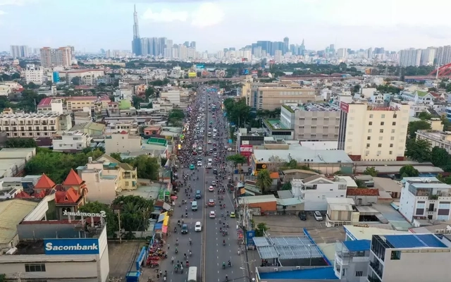 Quốc lộ 13 trước khi được chi 14.000 tỷ mở rộng mặt đường 60m