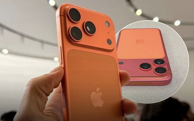Lý do iPhone 17 Pro Max màu cam bỗng chuyển sang hồng