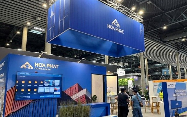 Hòa Phát mang container “Made in Vietnam” đến Triển lãm thế giới, ký hợp đồng với đối tác Mỹ và châu Âu ngay tại sự kiện