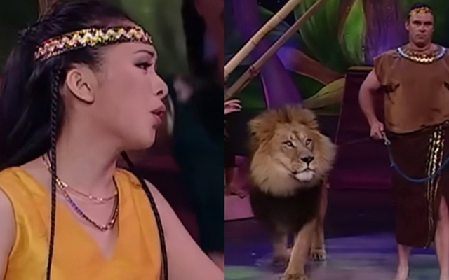 Nữ ca sĩ đem sư tử lên sân khấu: Khán giả bỏ chạy, đồng nghiệp khó chịu