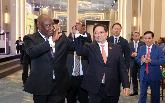 Tổng thống Nam Phi: Việt Nam là cửa ngõ vào Đông Nam Á, đạt mức tăng trưởng "đáng ngưỡng mộ"