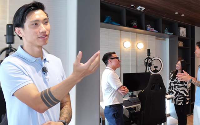 Phòng ngủ ở biệt thự 2 mặt tiền 40 tỷ của vợ chồng Đoàn Văn Hậu, phải quét vân tay mới vào được