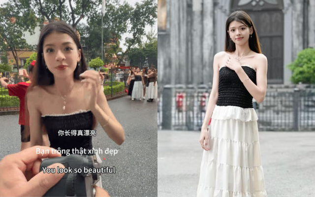 Màn nói tiếng Anh của 1 nàng thơ với khách Trung Quốc bỗng bị "mổ xẻ"