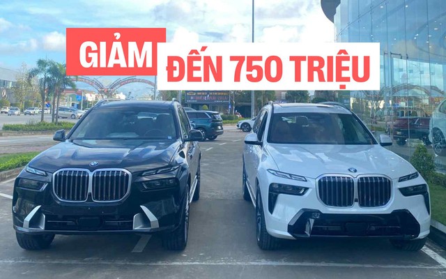 BMW X7 giảm đến 750 triệu đồng: Giá thực tế ngang GLS 450 mới ra mắt nhưng vẫn thấp hơn LX 600 gần 4 tỷ đồng