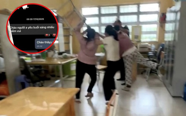 Vụ phụ huynh lao vào đánh thầy giáo: Hé lộ tin nhắn "thân mật" thầy gửi cho nữ sinh lớp 10