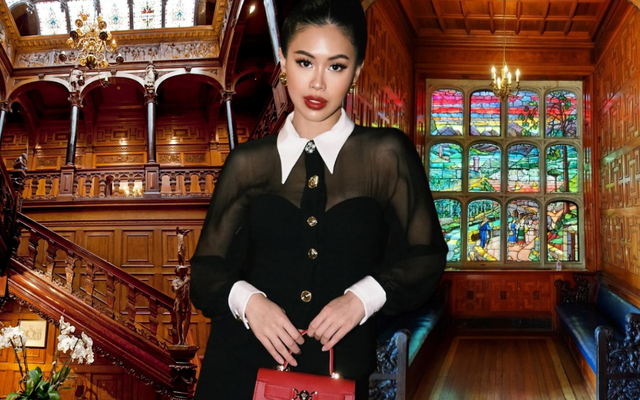 Biệt thự cổ Tiên Nguyễn và chồng chụp ảnh cưới cất giữ "kho báu của người giàu nhất thế giới"