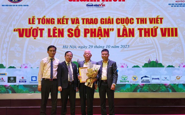 Lễ tổng kết, trao giải cuộc thi viết 'Vượt lên số phận' lần VIII