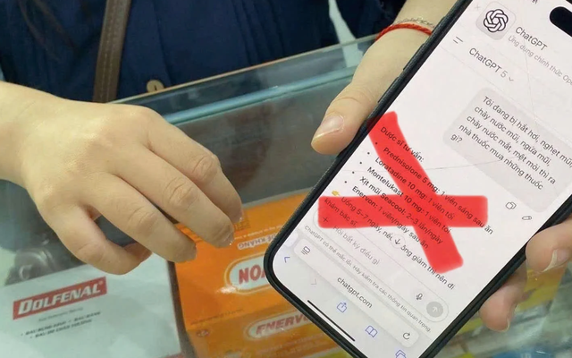 Xôn xao trước bức ảnh "mua thuốc theo đơn" do AI gợi ý: Bác sĩ cảnh báo khẩn