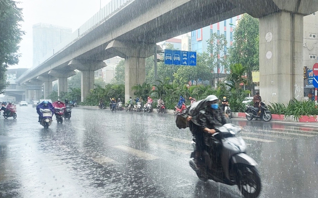 Từ đêm nay, Hà Nội và hàng loạt tỉnh ở miền Bắc mưa to đến rất to