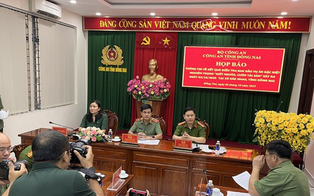 Giám đốc Công an Đồng Nai thông tin vụ 3 người trong gia đình bị sát hại