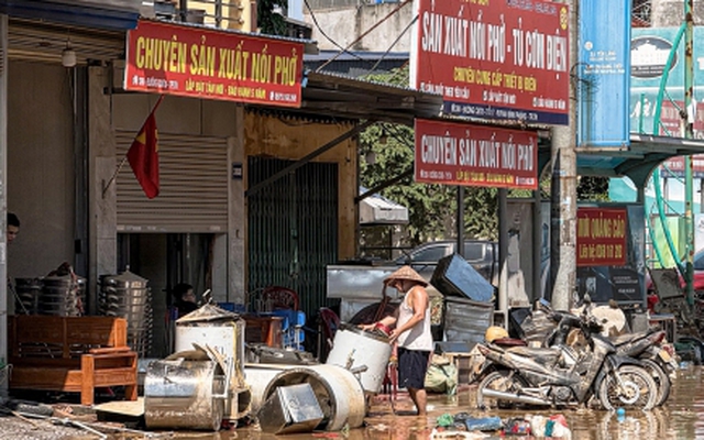 Hình ảnh Thái Nguyên tan hoang sau lũ lịch sử