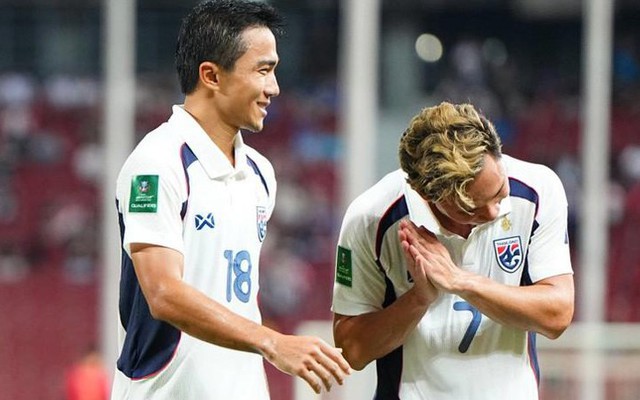 Tuyển Thái Lan thắng trận nhưng lại tụt hạng, ngay ngáy ôm mối lo bị loại khỏi giải châu Á