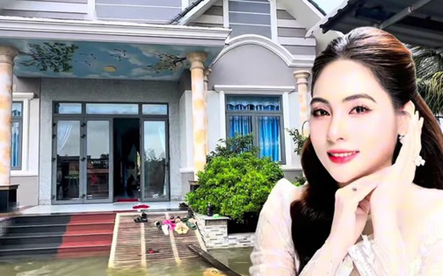 Biệt thự 6000m2 của ca sĩ Ngọc Hân chìm trong biển nước
