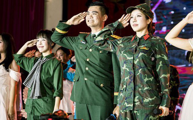 Trang Pháp, Hậu Hoàng lan tỏa tinh thần yêu nước tại Học viện Báo chí & Tuyên truyền