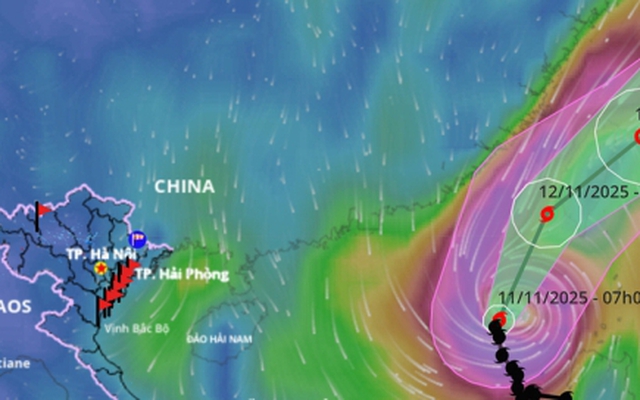 Lý giải đường đi bất thường của bão số 14 Phượng Hoàng