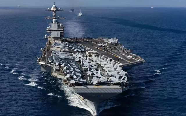 Mỹ thông báo tàu sân bay USS Gerald R. Ford đã tới Caribe