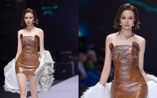 Hoa hậu Sella Trương xuất hiện cuốn hút, mở màn show của NTK Phạm Trần Thu Hằng