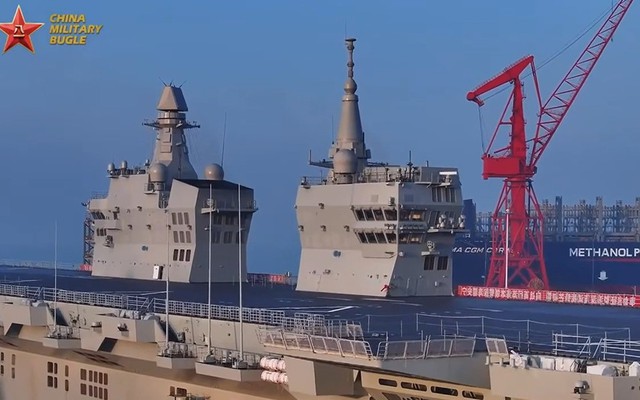 Tàu tấn công đổ bộ đầu tiên trên thế giới có EMALS được thử nghiệm