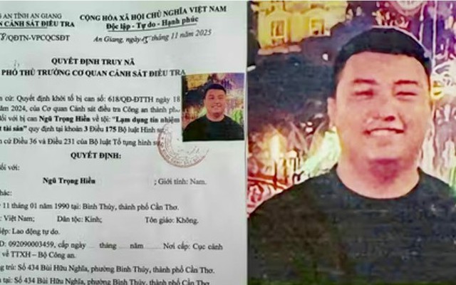 Công an An Giang truy nã kẻ thuê ô tô tự lái rồi bỏ trốn