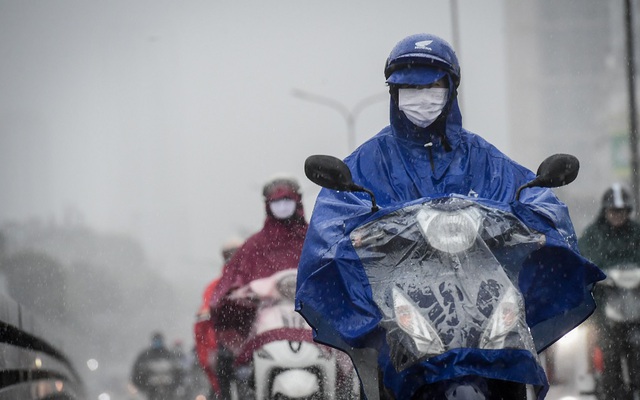 Tin không khí lạnh mới nhất: Miền Bắc mưa to, nhiệt độ tiếp tục giảm