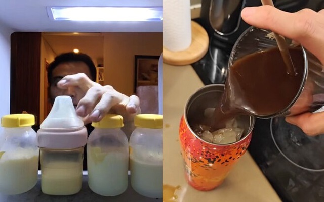 Dùng sữa mẹ pha chế đồ uống có an toàn?