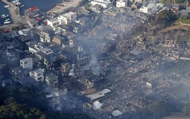 Nhật Bản: Cháy lớn chưa từng có trong 50 năm, thiêu rụi 170 ngôi nhà