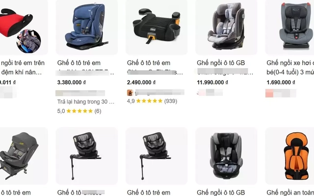Bắt buộc lắp ghế trẻ em trên ô tô: Ồ ạt đặt mua, giá tăng chóng mặt