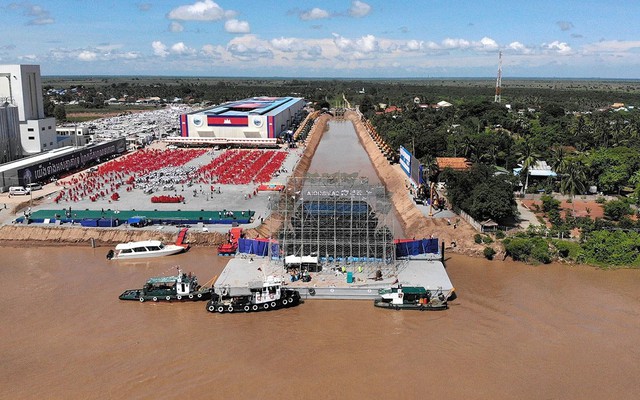 Diễn biến mới kênh đào Phù Nam của Campuchia: Có một thứ có thể ngăn cản tiến độ