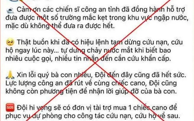 Facebook "Đội SOS 115 - Bình Định" đăng tin công an dừng cứu nạn: Admin nói do thiếu nhận thức