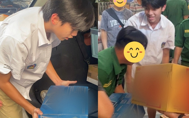 Ảnh chụp lén Subeo tại điểm nhận đồ cứu trợ khiến Cường Đô La giật mình