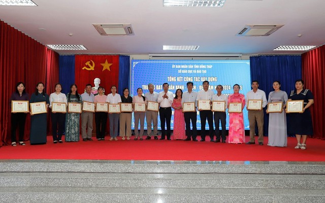 Đồng Tháp phấn đấu 98% trường đạt chuẩn xanh, sạch, đẹp