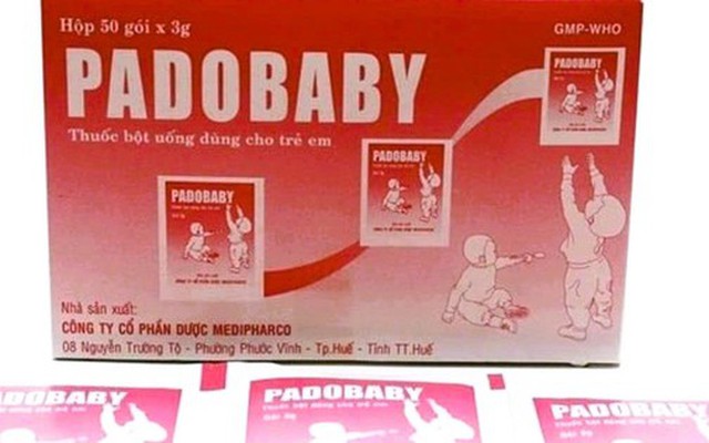 Thanh Hóa chỉ đạo thu hồi thuốc bột uống Padobaby dùng cho trẻ em