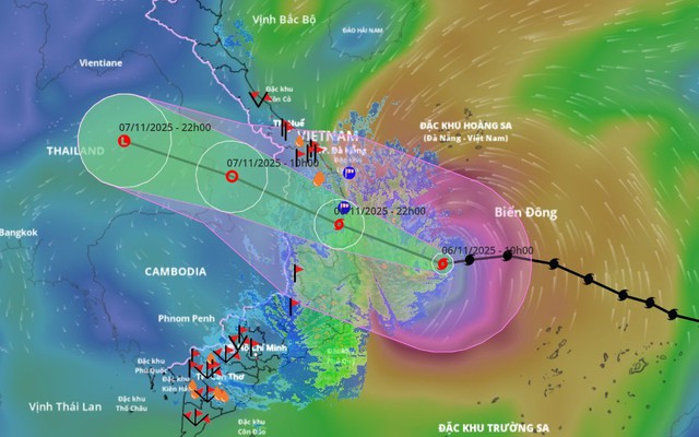 Bão số 13 sẽ đổ bộ vào mấy giờ tối nay? Thời gian gió bão mạnh, nguy hiểm nhất là khi nào?