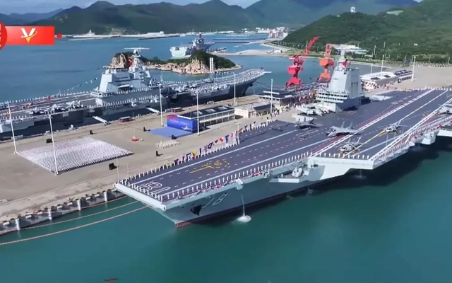 Trung Quốc chính thức đưa vào hoạt động tàu sân bay Phúc Kiến