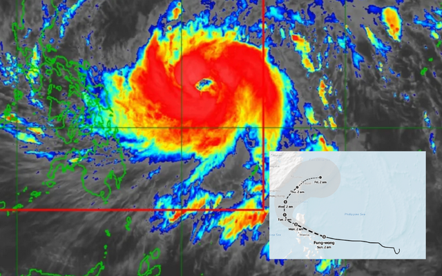 Đường đi dị thường của cơn bão quái vật “Phượng Hoàng”